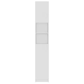Dulap de baie, alb, 32 x 25,5 x 190 cm, pal, 7 image