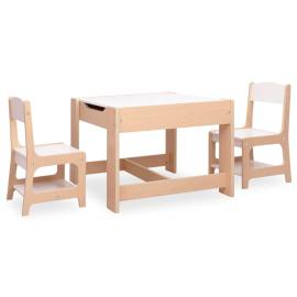 Masă pentru copii cu 2 scaune, mdf, 3 image