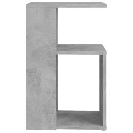 Masă laterală, gri beton, 36x30x56 cm, pal, 4 image
