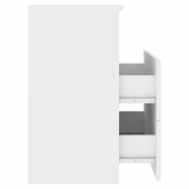 Noptiere, 2 buc., alb, 50x32x60 cm, 8 image