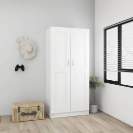 Șifonier, alb, 82,5x51,5x180 cm, pal, 3 image