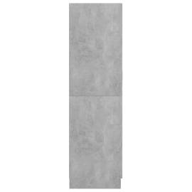 Șifonier, gri beton, 82,5x51,5x180 cm pal, 7 image