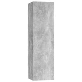 Comodă tv, gri beton, 30,5x30x110 cm, pal, 2 image