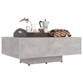 Măsuță de cafea, gri beton, 85x55x31 cm, pal, 3 image