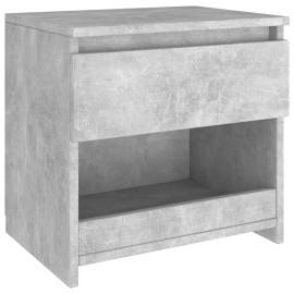 Noptiere, 2 buc., gri beton, 40x30x39 cm, pal, 4 image