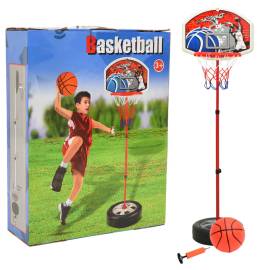 Set de joc de baschet pentru copii, reglabil, 120 cm