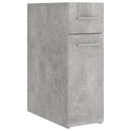 Dulap de farmacie, gri beton, 20x45,5x60 cm, pal, 2 image