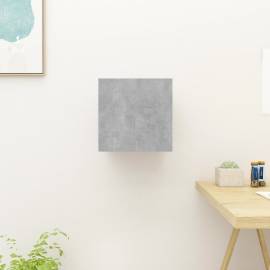 Dulap tv montaj pe perete, gri beton, 30,5x30x30 cm, 3 image