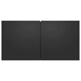 Dulapuri tv suspendate, negru, 60x30x30 cm, 4 image