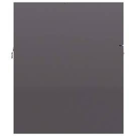Dulap de chiuvetă, gri extralucios, 80x38,5x46 cm, pal, 7 image