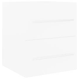 Dulap pentru chiuvetă, alb, 41x38,5x48 cm, pal, 2 image
