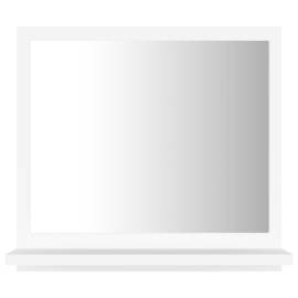 Oglindă de baie, alb, 40 x 10,5 x 37 cm, pal, 5 image