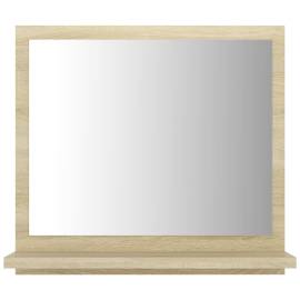 Oglindă de baie, stejar sonoma, 40 x 10,5 x 37 cm, pal, 5 image