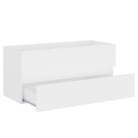 Dulap de chiuvetă, alb, 100x38,5x45 cm, pal, 4 image