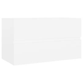 Dulap de chiuvetă, alb, 80x38,5x45 cm, pal, 2 image