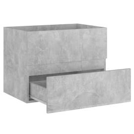 Mască de chiuvetă, gri beton, 60 x 38,5 x 45 cm, pal, 6 image