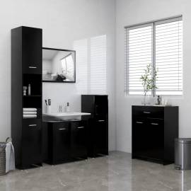 Dulap de baie, negru, 60 x 33 x 80 cm, pal, 5 image