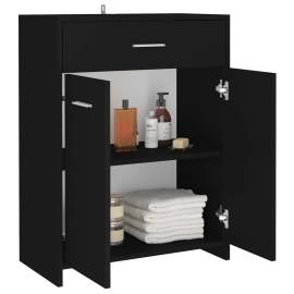 Dulap de baie, negru, 60 x 33 x 80 cm, pal, 4 image