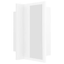 Dulap de baie cu oglindă & led, alb, 40x12x45 cm, 11 image
