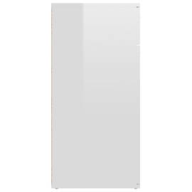 Servantă, alb extralucios, 80x36x75 cm, pal, 7 image