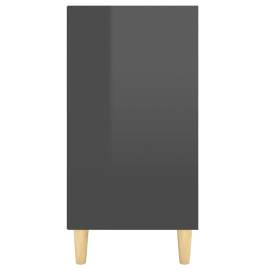 Servantă, gri extralucios, 103,5x35x70 cm, pal, 5 image