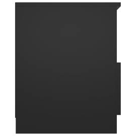 Noptieră, negru, 40x40x50 cm, pal, 5 image