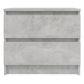 Noptiere, 2 buc., gri beton, 50x39x43,5 cm, pal, 5 image