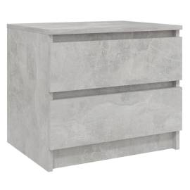 Noptiere, 2 buc., gri beton, 50x39x43,5 cm, pal, 4 image
