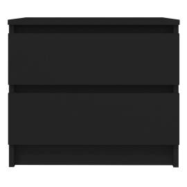 Noptiere, 2 buc., negru, 50x39x43,5 cm, pal, 5 image