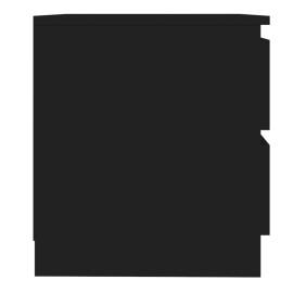 Noptiere, 2 buc., negru, 50x39x43,5 cm, pal, 6 image