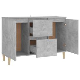 Servantă, gri beton, 103,5x35x70 cm, pal, 4 image