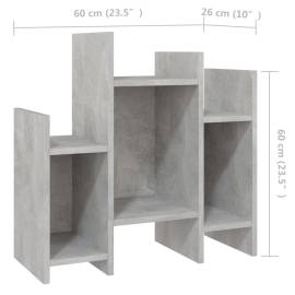 Dulap lateral, gri beton, 60x26x60 cm, pal, 7 image