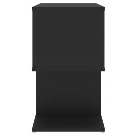 Dulap lateral, negru, 50x30x51,5 cm, pal, 6 image