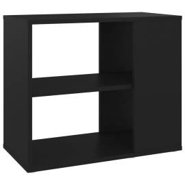 Dulap lateral, negru, 60x30x50 cm, pal, 2 image