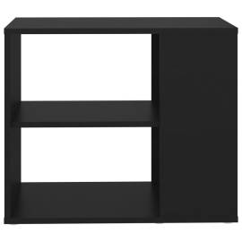 Dulap lateral, negru, 60x30x50 cm, pal, 4 image