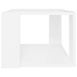 Măsuță de cafea, alb, 40x40x30 cm, pal, 4 image