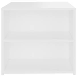 Masă laterală, alb, 50x50x45 cm, pal, 5 image