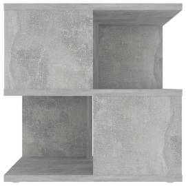 Masă laterală, gri beton, 40x40x40 cm, pal, 5 image