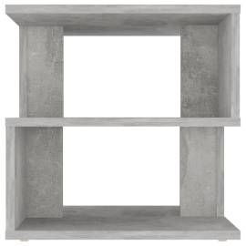 Masă laterală, gri beton, 40x40x40 cm, pal, 4 image