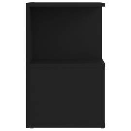 Noptiere, 2 buc., negru, 35x35x55 cm, pal, 5 image