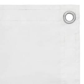 Paravan de balcon, alb, 120 x 500 cm, țesătură oxford, 3 image