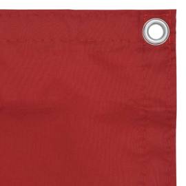 Paravan de balcon, roșu, 75 x 500 cm, țesătură oxford, 3 image