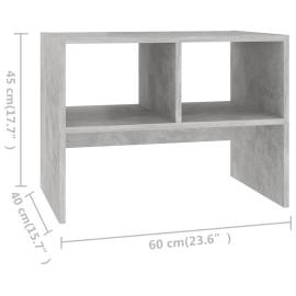 Masă laterală, gri, 60x40x45 cm, pal, 9 image