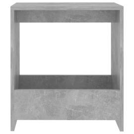 Masă laterală, gri beton, 50x26x50 cm, pal, 4 image