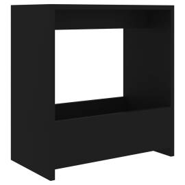 Masă laterală, negru, 50x26x50 cm, pal, 2 image
