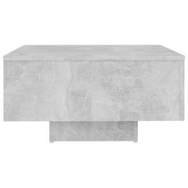 Măsuță de cafea, gri beton, 60x60x31,5 cm, pal, 5 image