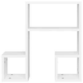 Rafturi de perete, 2 buc., alb, 50x15x50 cm, pal, 5 image