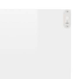 Rafturi de perete, 2 buc., alb extralucios, 40x11,5x18 cm, pal, 8 image