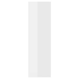 Rafturi de perete, 2 buc., alb extralucios, 50x15x50 cm, pal, 6 image