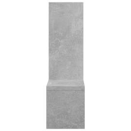 Rafturi de perete, 2 buc., gri beton, 50x15x50 cm, pal, 6 image